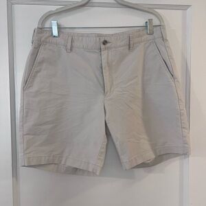 Peter Millar Light Tan Flat Front Shorts